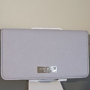 HENRI BENDEL NEW YORK Light Gray Bifold Wallet